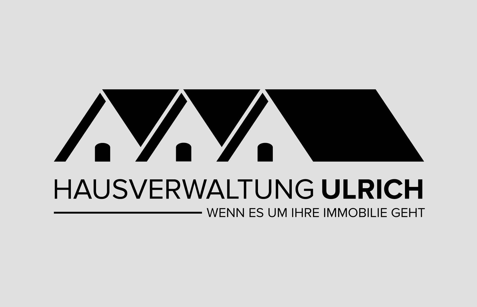 Hausverwaltung Ulrich Logo Art Shipper Designstudio